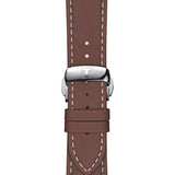  Shop Authentic Tissot Gentleman Blue Dial Brown Leather Strap Watch For Men - T127.410.16.041.00 - Luxxuri