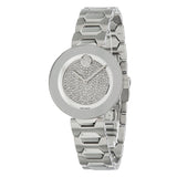  Shop Authentic Movado Bold Silver Dial Silver Steel Strap Watch For Women - 3600567 - Luxxuri
