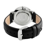  Shop Authentic Daniel Wellington Classic Sheffield Black Dial Black Leather Strap Watch For Men - DW00100133 - Luxxuri