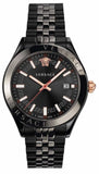  Shop Authentic Versace Hellenyium Analog Black Dial Black Steel Strap Watch For Men - VEVK00320 - Luxxuri