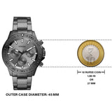  Shop Authentic Fossil Bannon Multifunction Chronograph Grey Dial Grey Steel Strap Watch for Men - BQ2491 - Luxxuri