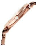  Shop Authentic Emporio Armani Gianni T-Bar Crystals Silver Dial Rose Gold Steel Strap Watch For Women - AR11446 - Luxxuri