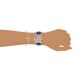  Shop Authentic Guess Queen Quartz Crystals Rose Gold Dial Blue Silicone Strap Watch For Women - GW0536L5 - Luxxuri