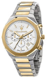  Shop Authentic Maserati Stile Chronograph White Dial Two Tone Steel Strap Watch For Men - R8873642009 - Luxxuri