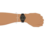  Shop Authentic Armani Exchange Outerbanks Chronograph Black Dial Black Silicone Strap Watch For Men - AX1343 - Luxxuri
