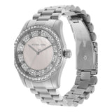  Shop Authentic Michael Kors Lexington Lux Three Hand Mother of Pearl Silver Dial Silver Steel Strap Watch for Women - MK7445 - Luxxuri