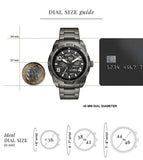  Shop Authentic Fossil Bronson Automatic Skeleton Black Dial Grey Steel Strap Watch for Men - ME3255 - Luxxuri