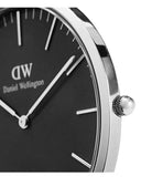  Shop Authentic Daniel Wellington Classic Sheffield Black Dial Black Leather Strap Watch For Men - DW00100133 - Luxxuri