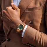  Shop Authentic Daniel Wellington Iconic Link Emerald Green Dial Rose Gold Steel Strap Watch For Women - DW00100419 - Luxxuri