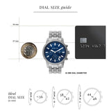  Shop Authentic Michael Kors Hutton Chronograph Blue Dial Blue Steel Strap Watch For Men - MK8952 - Luxxuri