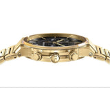  Shop Authentic Salvatore Ferragamo Sapphire Chrono Black Dial Gold Steel Strap Watch for Men - SFME01323 - Luxxuri
