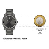  Shop Authentic Movado Bold Verso Grey Dial Grey Steel Strap Watch for Men - 3600860 - Luxxuri
