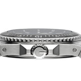  Shop Authentic Gucci Dive Quartz Black Dial Silver Steel Strap Watch For Men - YA136301B - Luxxuri