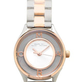  Shop Authentic Marc Jacobs Tether Transparent White Dial Two Tone Steel Strap Watch for Women - MBM3418 - Luxxuri