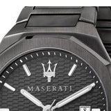  Shop Authentic Maserati Stile Quartz Black Dial Black Steel Strap Watch For Men - R8853142001 - Luxxuri