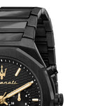  Shop Authentic Maserati Stile Chronograph Black Dial Black Steel Strap Watch For Men - R8873642005 - Luxxuri