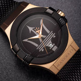  Shop Authentic Maserati Potenza Black Mesh Bracelet Black Dial Watch For Men - R8853108010 - Luxxuri
