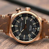  Shop Authentic Maurice Lacroix Pontos S Diver Automatic Black Dial Brown Leather Strap Watch For Men - PT6248-BRZ01-330-2 - Luxxuri