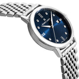  Shop Authentic Maurice Lacroix Eliros Diamonds Blue Dial Silver Steel Strap Watch For Women - EL1094-SS002-450-1 - Luxxuri