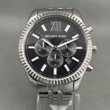  Shop Authentic Michael Kors Lexington Chronograph Black Dial Black Steel Strap Watch For Men - MK8602 - Luxxuri