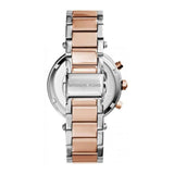  Shop Authentic Michael Kors Parker Chronograph Purple Dial Two Tone Steel Strap Watch For Women - MK6108 - Luxxuri