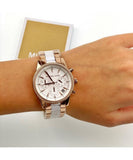  Shop Authentic Michael Kors Ritz White Dial Two Tone Steel Strap Watch for Women - MK6324 - Luxxuri