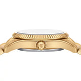 Shop Authentic Michael Kors Lexington Three Hand Blue Dial Gold Steel Strap Watch for Women - MK4813 - Luxxuri