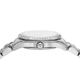  Shop Authentic Michael Kors Lexington Three-Hand Silver Dial Silver Steel Strap Watch for Women - MK4843 - Luxxuri