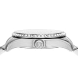  Shop Authentic Michael Kors Lexington Lux Three Hand Mother of Pearl Silver Dial Silver Steel Strap Watch for Women - MK7445 - Luxxuri