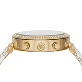  Shop Authentic Michael Kors Parker Chronograph White Dial White Leather Strap Watch For Women - MK6916 - Luxxuri