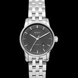  Shop Authentic Mido Baroncelli III Automatic Grey Dial Silver Steel Strap Watch For Women - M7600.4.13.1 - Luxxuri