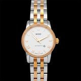  Shop Authentic Mido Baroncelli Automatic White Dial Two Tone Steel Strap Watch For Women - M8600.9.N6.1 - Luxxuri