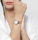  Shop Authentic Guess Park Ave White Dial Rose Gold Steel Strap Watch for Women - W0767L3 - Luxxuri