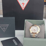  Shop Authentic Guess BFF Multifunction Silver Dial Two Tone Steel Strap Watch for Women - W0231L5 - Luxxuri