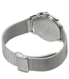  Shop Authentic Calvin Klein Minimal White Dial Silver Mesh Bracelet Watch for Women - K3M2212Y - Luxxuri
