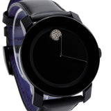  Shop Authentic Movado Bold Black Dial Black Leather Strap Watch for Women - 3600483 - Luxxuri