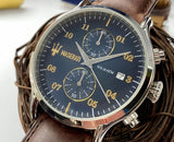  Shop Authentic Maserati Epoca Chronograph Blue Dial Brown Leather Strap Watch For Men - R8871618001 - Luxxuri