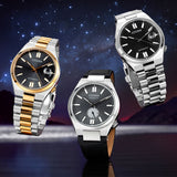  Shop Authentic Citizen Tsuyosa Automatic Grey Dial Black Leather Strap Watch for Men - NK5010-01H - Luxxuri