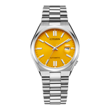  Shop Authentic Citizen Tsuyosa Automatic Yellow Dial Silver Steel Strap Watch for Men - NJ0150-81Z - Luxxuri