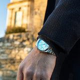  Shop Authentic Citizen Tsuyosa Automatic Turquoise Dial Silver Steel Strap Watch For Men - NJ0151-88M - Luxxuri