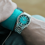  Shop Authentic Citizen Tsuyosa Automatic Blue Dial Silver Steel Strap Watch For Men - NJ0151-88X - Luxxuri