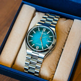  Shop Authentic Citizen Tsuyosa Automatic Blue Dial Silver Steel Strap Watch For Men - NJ0151-88X - Luxxuri