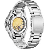  Shop Authentic Citizen x Pantone Automatic Blue Dial Silver Steel Strap Watch For Men - NJ0158-89L - Luxxuri