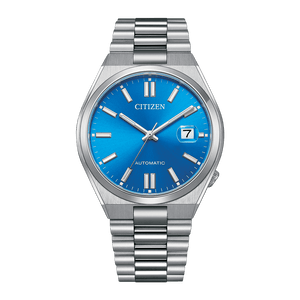  Shop Authentic Citizen x Pantone Automatic Blue Dial Silver Steel Strap Watch For Men - NJ0158-89L - Luxxuri