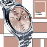  Shop Authentic Citizen x Pantone Automatic Warm Sand Dial Silver Steel Strap Watch For Men - NJ0158-89Y - Luxxuri