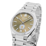  Shop Authentic Citizen Tsuyosa Automatic Titanium Yellow Dial Silver Steel Strap Watch For Men - NK5010-51X - Luxxuri