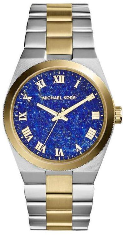  Shop Authentic Michael Kors Channing Blue Dial Two Tone Steel Strap Watch For Women - MK5893 - Luxxuri
