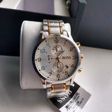  Shop Authentic Hugo Boss Areoliner Chronograph White Dial Two Tone Steel Strap Watch for Men - 1513236 - Luxxuri