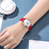  Shop Authentic Tissot Chemin Des Tourelles Powermatic 80 Mother of Pearl White Dial Red Leather Strap Watch For Women - T099.207.16.118.00 - Luxxuri
