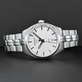  Shop Authentic Tissot PR 100 Quartz White Dial Silver Steel Strap Watch For Women - T101.410.11.031.00 - Luxxuri